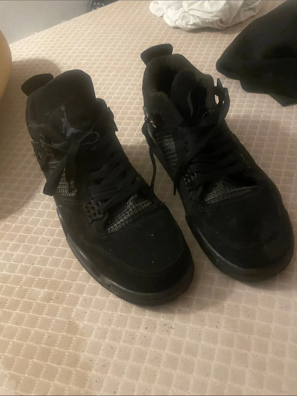 Jordan Black High-Top Jumpman Sneakers